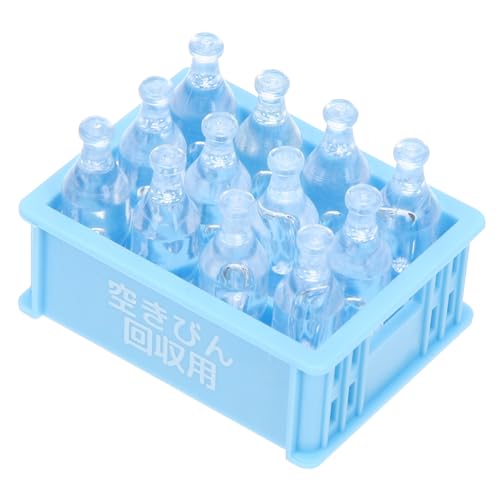 IMIKEYA 1 Set-Box Mini-Soda für kinderspielzeug spielzeuge für hühner Miniature Food Puppenhaus Miniaturen puppenhaus zubehör mini Plastik Sky-Blue von IMIKEYA