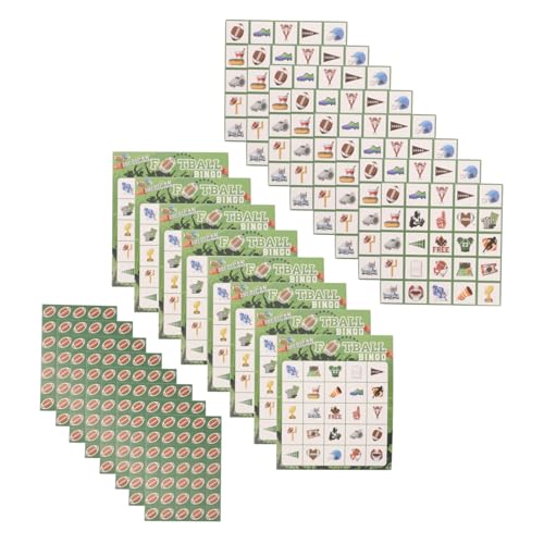 IMIKEYA 1 Set Brettspiel Fußball Party Dekorationen Fußball Party Supplies Pappchips Fußball Party Favor Fußball Brettspiel Fußball Party Spiele Bingo Karten Papier IMIKEYA 1 Set Brettspiel Fußball Party Dekorationen Fußball Party Supplies Pappchips Fußball Party Favor Fußball Brettspiel Fußball Party Spiele Bingo Karten Papier von IMIKEYA