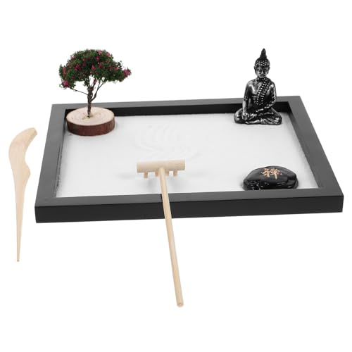 IMIKEYA 1 Set Buddha Statue Sand Tisch Ornamente Indoor Zen Garten Für Schreibtisch Meditation Statuen Sandkasten Spirituelle IMIKEYA 1 Set Buddha Statue Sand Tisch Ornamente Indoor Zen Garten Für Schreibtisch Meditation Statuen Sandkasten Spirituelle von IMIKEYA