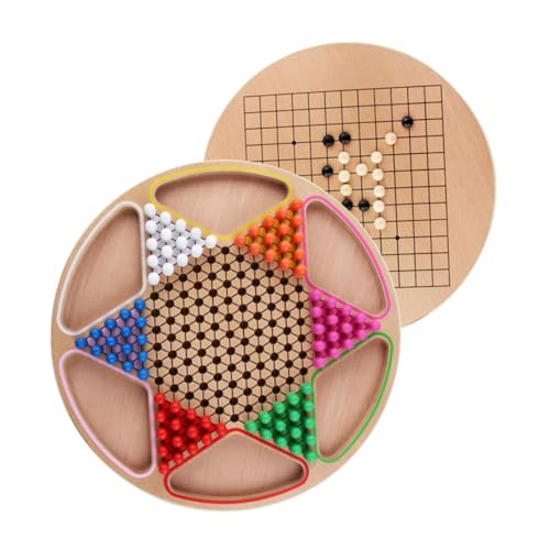 IMIKEYA 1 Set Checkers Desktop Ludo Familie Spiel Gobang Spiel Gobang Brettspiel Holz Braun IMIKEYA 1 Set Checkers Desktop Ludo Familie Spiel Gobang Spiel Gobang Brettspiel Holz Braun von IMIKEYA