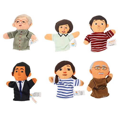 IMIKEYA 1 Set Finger Puppe Puppen Lehre Requisiten Storytelling Finger Finger Tuch von IMIKEYA
