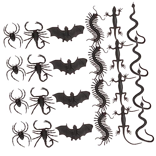 IMIKEYA 1 Set Halloween Requisiten Künstliche Spinne Realistische Spinne Halloween Streichspielzeug Halloween Spinne Halloween Trickspielzeug Halloween Tausendfüßler von IMIKEYA