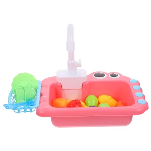IMIKEYA 1 Set Kindergeschirrspüler Batterien Wassertrog Batterie Kleinkind Spülbecken Mit Fließendem Wasser Simulation Geschirrspüler Küchengerät Geschirrspülen Rosa Kunststoff IMIKEYA 1 Set Kindergeschirrspüler Batterien Wassertrog Batterie Kleinkind Spülbecken Mit Fließendem Wasser Simulation Geschirrspüler Küchengerät Geschirrspülen Rosa Kunststoff von IMIKEYA