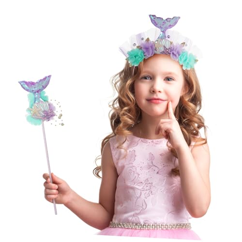 IMIKEYA 1 Set Meerjungfrau Stirnband Dämonen Party Dekorationen Meerjungfrauenhaar DIY Meerjungfrauenstäbe Stirnband Teenager Kostüme Meerjungfrauen Tiara Fête IMIKEYA 1 Set Meerjungfrau Stirnband Dämonen Party Dekorationen Meerjungfrauenhaar DIY Meerjungfrauenstäbe Stirnband Teenager Kostüme Meerjungfrauen Tiara Fête von IMIKEYA