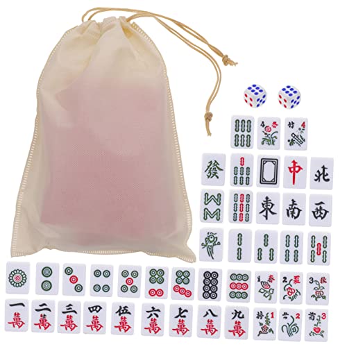 IMIKEYA 1 Set Mini Mahjong Steine Tragbarer Mahjong Größe Faltbarer Tisch Reisespielzeug Reiseset Brettspiele Majong Steine Reisespielset IMIKEYA 1 Set Mini Mahjong Steine Tragbarer Mahjong Größe Faltbarer Tisch Reisespielzeug Reiseset Brettspiele Majong Steine Reisespielset von IMIKEYA