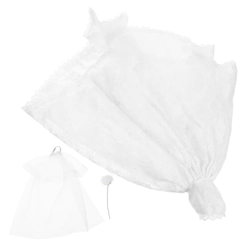 IMIKEYA 1 Set Mini Puppe Brautkleid Mit Schleier Babyparty Junggesellinnenabschied Puppen Mädchenkleidung Erste Süße Puppenkleidung Spielzeugpuppe Brautkleid Kompakte von IMIKEYA