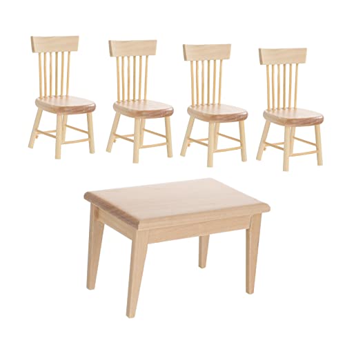 IMIKEYA 1 Set Mini Tisch Und Stühle Möbel Maßstab 112 Puppenhaus Dekorative Requisiten Haushaltswaren Küchenzubehör Puppenzubehör Hausdekorationen Für Zuhause Ornamente Für IMIKEYA 1 Set Mini Tisch Und Stühle Möbel Maßstab 112 Puppenhaus Dekorative Requisiten Haushaltswaren Küchenzubehör Puppenzubehör Hausdekorationen Für Zuhause Ornamente Für von IMIKEYA