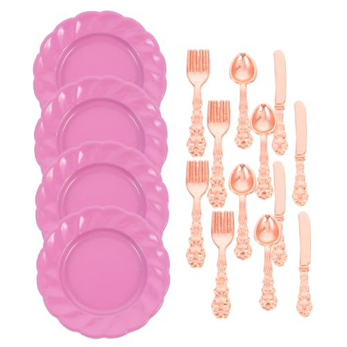 IMIKEYA 1 Set Miniatur Besteckset Tiny Homes Miniatur Küchenbesteck Miniatur Geschirr Mini Küchenzubehör Miniatur Teller Mini Puppenhauszubehör Roségold Harz IMIKEYA 1 Set Miniatur Besteckset Tiny Homes Miniatur Küchenbesteck Miniatur Geschirr Mini Küchenzubehör Miniatur Teller Mini Puppenhauszubehör Roségold Harz von IMIKEYA