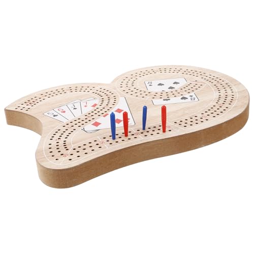 IMIKEYA 1 Set Peg Board Kid Travel Cribbage Spielbrettspiele Cribbage Boards Einzigartige Cribbage Pegs Einzigartiges Cribbage Spiel Anzeigetafel Cribbageset Cribbage Board Pegs Cribbage von IMIKEYA