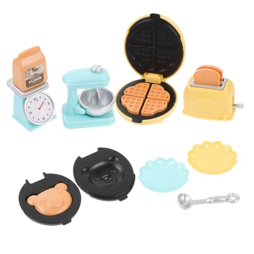 IMIKEYA 1 Set Puppenhaus Küchenrequisiten Kleines Mini Winzige Häuser Spielzeughaus Kleines Realistische Lebensmittelrequisite Miniatur Backrequisiten Küchengeschirr von IMIKEYA