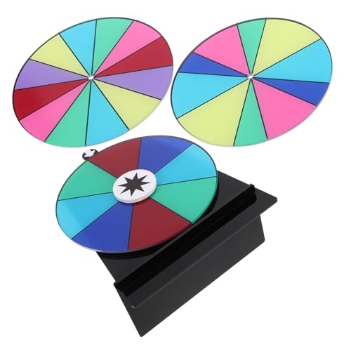 IMIKEYA 1 Set Roulette Spielrad Entscheidungsrad Essen Entscheidungsrad Hochzeitsspiel Spinnrad Peg Brettspiel Karnevalsspiele Spinnrad Für Preise Preisrad Acryl von IMIKEYA