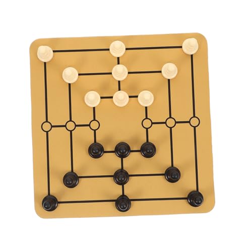 IMIKEYA 1 Set Schachspiel Gummi Abs Schachtisch Tragbare Schach von IMIKEYA