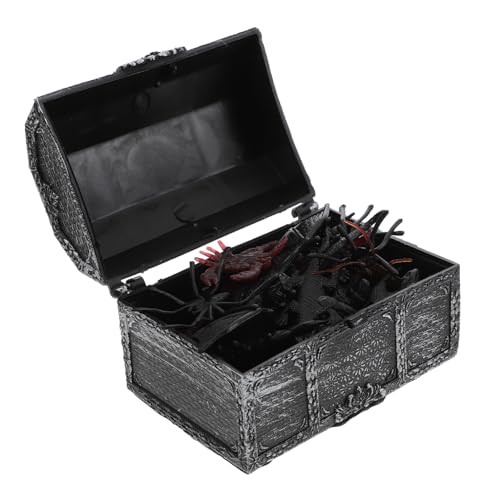 IMIKEYA 1 Set Schatztruhen Simulation Gruseliges Lustiges Kinderspielzeug Streichspielzeug Halloween Streich Requisite Halloween Simulationsspielzeug Kinderspielzeug von IMIKEYA