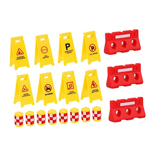 IMIKEYA 1 Set Simulierte Straßensperren Spielzeuge Pädagogische Verkehrsschilder Stopp Sicherheitsbarrikade LKW Ampel Modellbausatz Verkehrsleitkegel Für Kleinkinder Spielende IMIKEYA 1 Set Simulierte Straßensperren Spielzeuge Pädagogische Verkehrsschilder Stopp Sicherheitsbarrikade LKW Ampel Modellbausatz Verkehrsleitkegel Für Kleinkinder Spielende von IMIKEYA