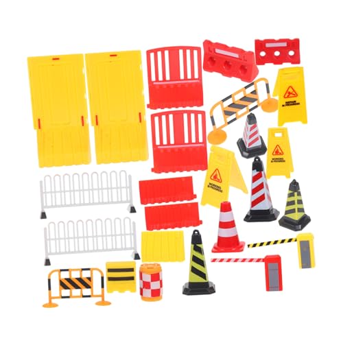 IMIKEYA 1 Set Stadtverkehr Szene Straßenschilder Barrikade Spielzeug Miniatur Straßenblöcke Spielzeug IMIKEYA 1 Set Stadtverkehr Szene Straßenschilder Barrikade Spielzeug Miniatur Straßenblöcke Spielzeug von IMIKEYA