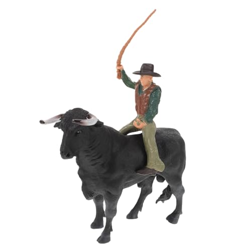 IMIKEYA 1 Set Stierkämpfer Cowboy Figur Realistisches Bullenwelpen Modell Bullenstatuen Bullen Dekoration Bullen Modell Stierkämpfer Und Bullen Figur Kleines Bullen Modell IMIKEYA 1 Set Stierkämpfer Cowboy Figur Realistisches Bullenwelpen Modell Bullenstatuen Bullen Dekoration Bullen Modell Stierkämpfer Und Bullen Figur Kleines Bullen Modell von IMIKEYA