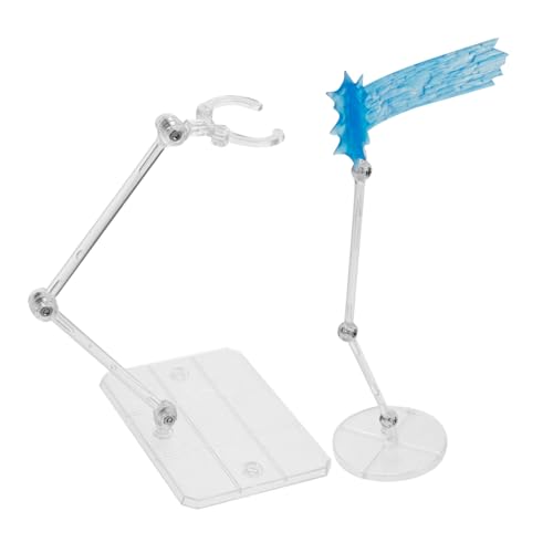 IMIKEYA 1 Set Teile Puppenhalterung Actionfigurenständer Actionfigurenständer Mit Effekt Actionfigurenhalter Actionfigurenständer Tisch Actionfigurenständer Kunststoff von IMIKEYA