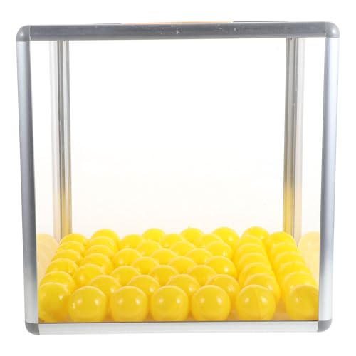IMIKEYA 1 Set Tombola Gewinnbox Tombola Losbehälter Tombola Kugel Tombola Nummernkugeln Behälter Für Tombola Loses Tombola Losspender Aluminiumlegierung von IMIKEYA