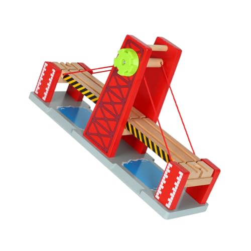 IMIKEYA 1 Set Track Holz Zugbrücke Brücke Schiene Brücke Eisenbahn Brücke Rot Kunststoff IMIKEYA 1 Set Track Holz Zugbrücke Brücke Schiene Brücke Eisenbahn Brücke Rot Kunststoff von IMIKEYA