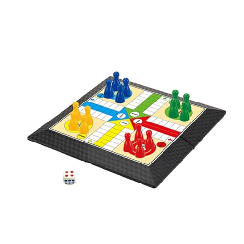 IMIKEYA 1 Set Travel Chess Set Für Kids Intelligent Flying Chess Tragbares Bildungsbrettspiel Flugzeug -brettspiel Für Heimschule Und Nutzung Im Freien von IMIKEYA