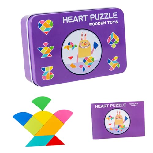 IMIKEYA 1 Set Zubehör Sieben Stück Puzzle Pädagogisches Tangram Geometrische Form Puzzle Holz IMIKEYA 1 Set Zubehör Sieben Stück Puzzle Pädagogisches Tangram Geometrische Form Puzzle Holz von IMIKEYA