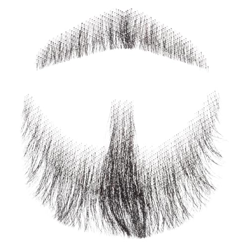 IMIKEYA 1 Set realistischer Bart für Cosplay, Filmbart-Requisite, falscher Schnurrbart, Gesichtsbehaarung, falscher Spitzbart für Halloween, Rollenspiel-Konventionen, Fantasy-Kostüm IMIKEYA 1 Set realistischer Bart für Cosplay, Filmbart-Requisite, falscher Schnurrbart, Gesichtsbehaarung, falscher Spitzbart für Halloween, Rollenspiel-Konventionen, Fantasy-Kostüm von IMIKEYA