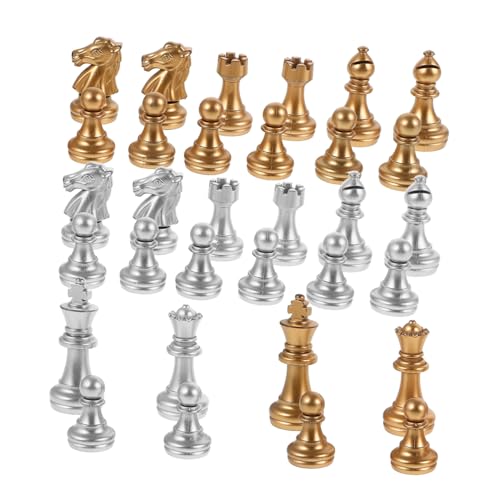 IMIKEYA 1 Standardsituationen Elektroplieren Heiße Schachstücke Erwachsene Schwarz Planke Schachfiguren Schach Für Brettspiel Schachbrett Schach Schachbrett Zubehör Plastik IMIKEYA 1 Standardsituationen Elektroplieren Heiße Schachstücke Erwachsene Schwarz Planke Schachfiguren Schach Für Brettspiel Schachbrett Schach Schachbrett Zubehör Plastik von IMIKEYA