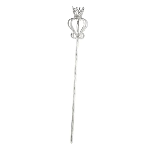 IMIKEYA 1 Stück Crown Fairy Stick Party Krone Halloween Glitzernder Zauberstab Kristallstab Ägyptisches Für Die Bühne Zauberstab Prinzessin Kronstab Bohren Silber IMIKEYA 1 Stück Crown Fairy Stick Party Krone Halloween Glitzernder Zauberstab Kristallstab Ägyptisches Für Die Bühne Zauberstab Prinzessin Kronstab Bohren Silber von IMIKEYA