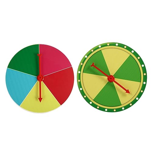 IMIKEYA 1 Stück Drehspiel Turntable für Eltern Junge Mädchen Spiele Zeigerfarbe Desktop Spielwerkzeug für Lustige Aktivitäten und Partys Sicher und Leicht aus Hochwertigem von IMIKEYA