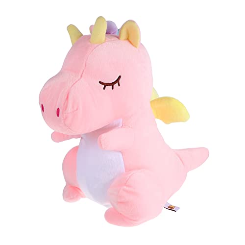 IMIKEYA 1 Stück Engel Dinosaurierpuppe Kuscheltier für hühner Toys Plüschpuppe Plüsch-Dinosaurier-Stofftier Plüschspielzeug Rosa von IMIKEYA