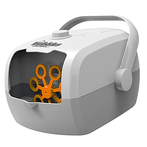 IMIKEYA 1 Stück Handheld Blasmaschine für Automatische Seifenblasenmaschine Weiß für Hochzeiten und Partys mit Bubble Wasser Spaß für Jungen von IMIKEYA