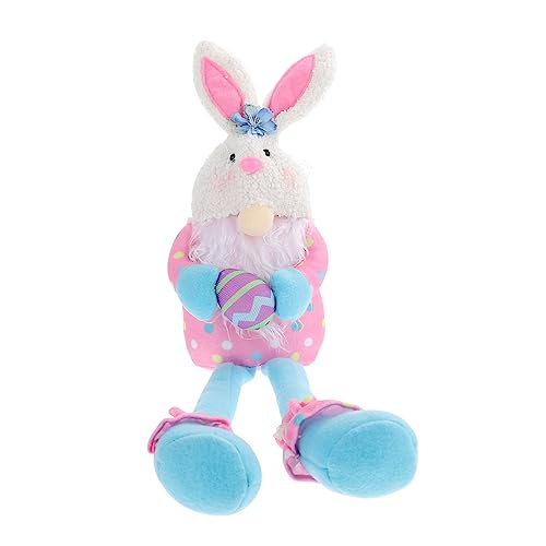 IMIKEYA 1 Stück Kaninchen-Verzierung für kinderspielzeug lauch Kuscheltier Bunny Plush Kaninchenpuppe Karikatur langbeiniges Kaninchen Polyester Blue von IMIKEYA