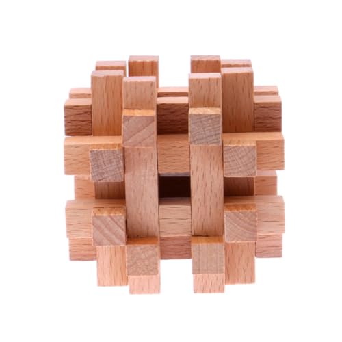 IMIKEYA 1 Stück Kongming Schlossspielzeug ineinandergreifendes 3D-Puzzlekugel Luban-Schloss iq-Puzzle Puzzleball Hölzern IMIKEYA 1 Stück Kongming Schlossspielzeug ineinandergreifendes 3D-Puzzlekugel Luban-Schloss iq-Puzzle Puzzleball Hölzern von IMIKEYA