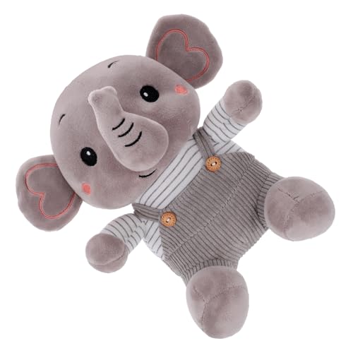 IMIKEYA 1 Stück Kuscheltier Elefant aus Plüsch Weiches Stofftier mit Cartoon Design für Kinderzimmerdekoration Hautfreundliches Material für Neugeborene und Kleinkinder Zufälliger von IMIKEYA