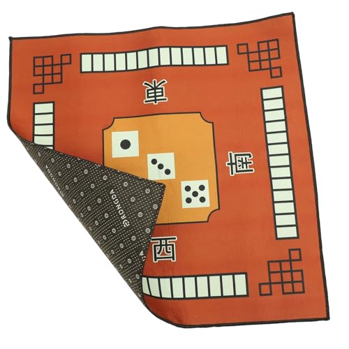 IMIKEYA Mahjong Tischdecke 1Stück Geräuschreduzierende Spielmatte für Pokertisch rutschfeste Verdickte Abdeckung für Brettspiele Polyester Klassisches Design Pflegeleicht von IMIKEYA