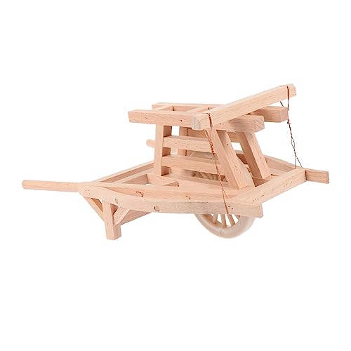 IMIKEYA 1 Stück Mini Holz Schubkarre Modell Antikes Design für Mikrolandschaften Kreative Deko für Mini Umweltfreundliches Material Einzigartiges für Freunde und Familie IMIKEYA 1 Stück Mini Holz Schubkarre Modell Antikes Design für Mikrolandschaften Kreative Deko für Mini Umweltfreundliches Material Einzigartiges für Freunde und Familie von IMIKEYA