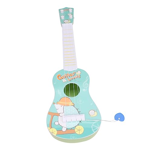 IMIKEYA 1 Stück Mini Saiten Gitarre mit Muster Frühes Lernmusikinstrument für Sicher aus Fördert Kreativität und Musikalität für Kleine Musiker Motorischen Fähigkeiten IMIKEYA 1 Stück Mini Saiten Gitarre mit Muster Frühes Lernmusikinstrument für Sicher aus Fördert Kreativität und Musikalität für Kleine Musiker Motorischen Fähigkeiten von IMIKEYA