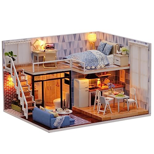 IMIKEYA 1 Stück Montage Toy House Puppenhaus winzig Miniaturzimmer zum manuellen Zusammenbauen Miniaturhaus DIY Mini House Kit Mini- zum Selbermachen Miniatur-Bausatz IMIKEYA 1 Stück Montage Toy House Puppenhaus winzig Miniaturzimmer zum manuellen Zusammenbauen Miniaturhaus DIY Mini House Kit Mini- zum Selbermachen Miniatur-Bausatz von IMIKEYA