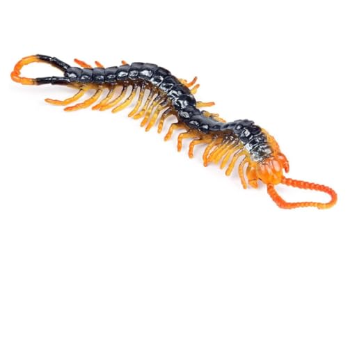 IMIKEYA Realistisches Kunststoff-wurmspielzeug Simulierte Scolopendra Deko Lustige Scherzartikel Für Junge Mädchen Lebensnahe Insektenfigur Für Spiel Und Spaß von IMIKEYA