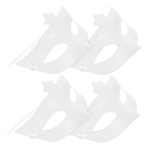 IMIKEYA 10 Blanko Halbgesichtsmaske für DIY Maskerade Party Maske Weißes Design für Kreative Gestaltungen für Halloween Kostümpartys und Rollenspiele IMIKEYA 10 Blanko Halbgesichtsmaske für DIY Maskerade Party Maske Weißes Design für Kreative Gestaltungen für Halloween Kostümpartys und Rollenspiele von IMIKEYA