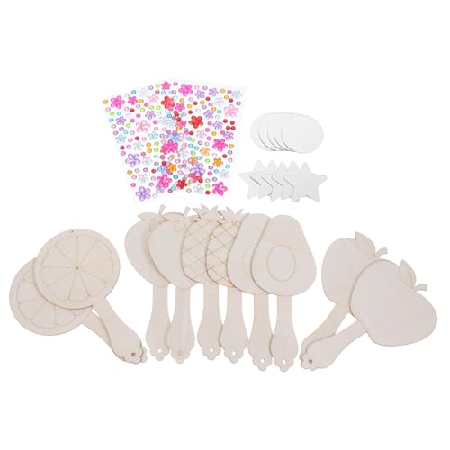 IMIKEYA 10 Sets Unvollendete Holzspiegelhandwerk Zum Malen Von Kindern DIY Handheld Mirror Mit Strasssteinen Mini Prinzessin Handspiegel Machen Ihre Eigenen Spiegelmalerei IMIKEYA 10 Sets Unvollendete Holzspiegelhandwerk Zum Malen Von Kindern DIY Handheld Mirror Mit Strasssteinen Mini Prinzessin Handspiegel Machen Ihre Eigenen Spiegelmalerei von IMIKEYA