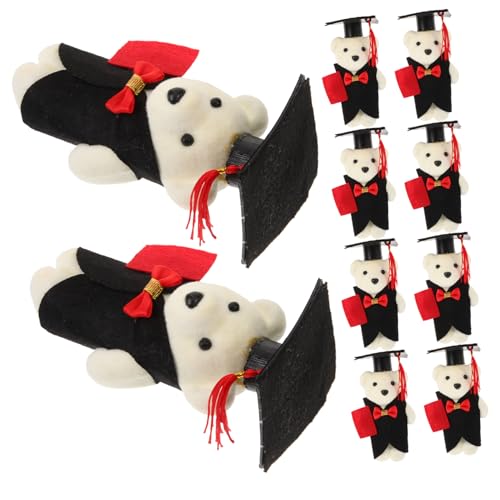 IMIKEYA 10 Stück Abschlusspuppe Kleine Bärenpuppe Plüsch-abschlussbärenpuppe Abschlussparty Plüschbär Abschluss Bär Abschluss Ausgestopfter Bär Plüschbärenpuppe Stoff IMIKEYA 10 Stück Abschlusspuppe Kleine Bärenpuppe Plüsch-abschlussbärenpuppe Abschlussparty Plüschbär Abschluss Bär Abschluss Ausgestopfter Bär Plüschbärenpuppe Stoff von IMIKEYA