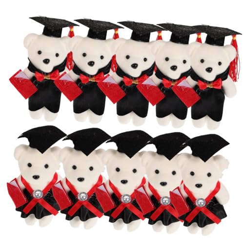 IMIKEYA 10 Stück Dr. Bärenpuppe Abschluss Bär Dekore Abschlussbär Schmücken Miniatur-abschlussbär Cartoon-bären-dekore Graduierte Bärenpuppe Abschlussbär 2023 Bär Für Blumenstrauß Vlies IMIKEYA 10 Stück Dr. Bärenpuppe Abschluss Bär Dekore Abschlussbär Schmücken Miniatur-abschlussbär Cartoon-bären-dekore Graduierte Bärenpuppe Abschlussbär 2023 Bär Für Blumenstrauß Vlies von IMIKEYA