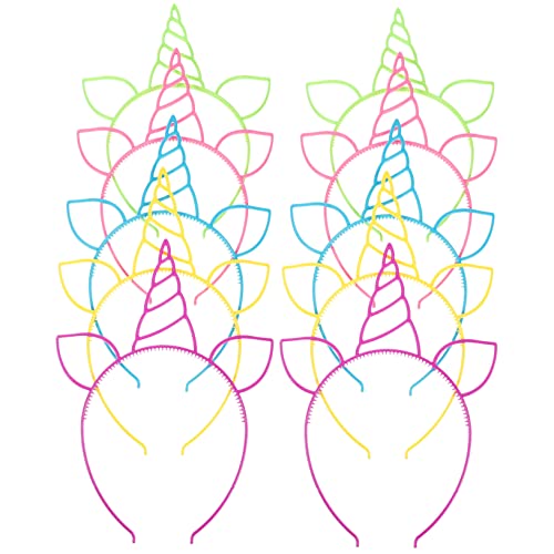 IMIKEYA 10 Stück Einhorn Stirnband funkeln Kostüm lustige Maske Cosplay Masken haarreif Halloween haarreifen Halloween Haarschmuck Party dekorative Stirnbänder neuartige Haarreifen Plastik IMIKEYA 10 Stück Einhorn Stirnband funkeln Kostüm lustige Maske Cosplay Masken haarreif Halloween haarreifen Halloween Haarschmuck Party dekorative Stirnbänder neuartige Haarreifen Plastik von IMIKEYA