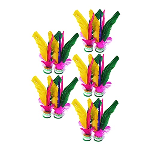 IMIKEYA 10 Stück Federbälle Federbälle Birdie Badminton Kick Federbälle Federbälle Badminton Federbälle Verdickte Federbälle Chinesische Federbälle Farbige Federbälle Oxford IMIKEYA 10 Stück Federbälle Federbälle Birdie Badminton Kick Federbälle Federbälle Badminton Federbälle Verdickte Federbälle Chinesische Federbälle Farbige Federbälle Oxford von IMIKEYA