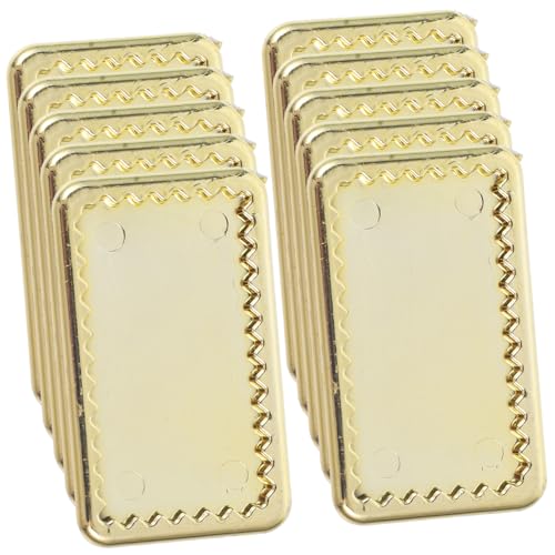IMIKEYA 10 Stück Goldene Platte Spielzeuge Winziges Tablettmodell Puppenhaus Geschirr Küchenszene-tablett-Requisite Mini- -tablett-Ornamente Miniaturen Mini- -miniaturteller Plastik IMIKEYA 10 Stück Goldene Platte Spielzeuge Winziges Tablettmodell Puppenhaus Geschirr Küchenszene-tablett-Requisite Mini- -tablett-Ornamente Miniaturen Mini- -miniaturteller Plastik von IMIKEYA