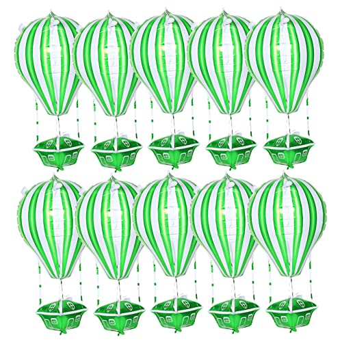 IMIKEYA 10 Stück Heißluftballon Dekorationen Daisy Geburtstagsparty Luftballons Blau Metallisch Mädchen Kommunion Con Kinderdekor Und Happy Birthday Ballon Aluminiumfolie Grün IMIKEYA 10 Stück Heißluftballon Dekorationen Daisy Geburtstagsparty Luftballons Blau Metallisch Mädchen Kommunion Con Kinderdekor Und Happy Birthday Ballon Aluminiumfolie Grün von IMIKEYA