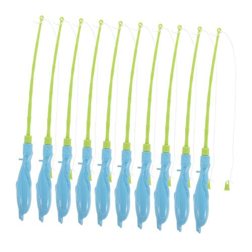 IMIKEYA 10 Stück Kinderangeln Angelrutenspielzeug Angeln Lernspielzeug Angelspielzeug Angelspiel Schwimmbad Angelrute Fischspielzeug Angelruten Für Angelrute Mit Magnet von IMIKEYA