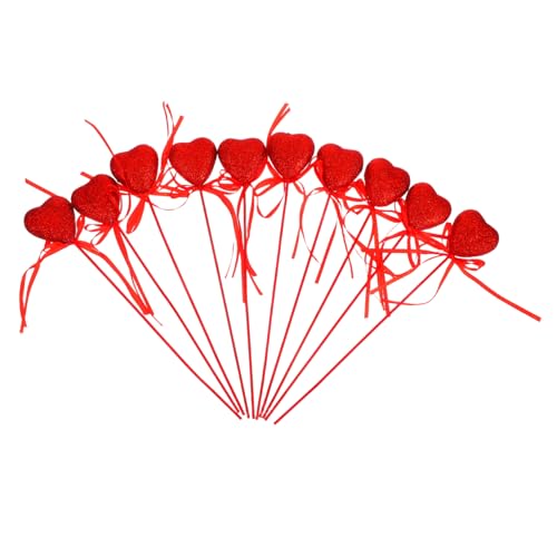 IMIKEYA 10 Stück Liebesstecklinge Valentinstagsdekorationen Herzornamente Dekorative Party Blumen DIY Form Glitzer Pick Herz Geburtstagsdekorationen Valentinstag Roter Schaumstoff IMIKEYA 10 Stück Liebesstecklinge Valentinstagsdekorationen Herzornamente Dekorative Party Blumen DIY Form Glitzer Pick Herz Geburtstagsdekorationen Valentinstag Roter Schaumstoff von IMIKEYA