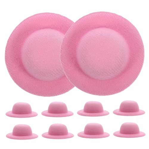 IMIKEYA 10 Stück Mini-Strohhut Kappen Minihut zum Basteln Miniaturen Mini-Enten kleine hüte dekorativer DIY-Hut DIY-Hüte basteln Miniatur winzige Hüte Hutpuppe Flanell Rosa IMIKEYA 10 Stück Mini-Strohhut Kappen Minihut zum Basteln Miniaturen Mini-Enten kleine hüte dekorativer DIY-Hut DIY-Hüte basteln Miniatur winzige Hüte Hutpuppe Flanell Rosa von IMIKEYA